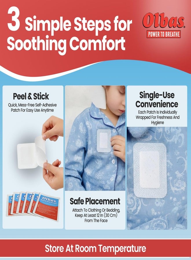 أولباس لصقات أولباس للتنفس بسهولة، راحة طبيعية للجيوب الأنفية والأنف للأطفال فوق 3 سنوات، معطرة بالأوكالبتوس، لصقات بخار مهدئة تدوم طويلاً ولا تسبب النعاس (عبوة واحدة - 6 لصقات) - Image 4